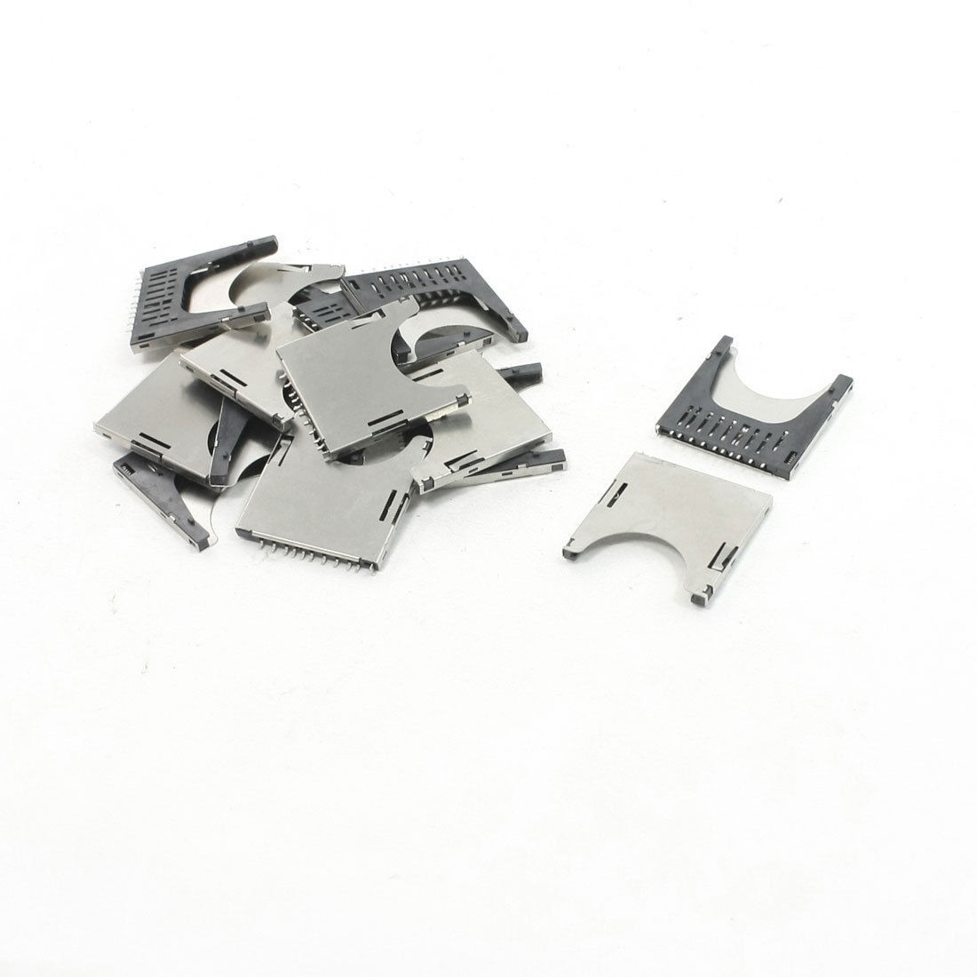 SMT PCB Mounting Push-push Type SD Memory Card Sockets Connectors 15 Pcs