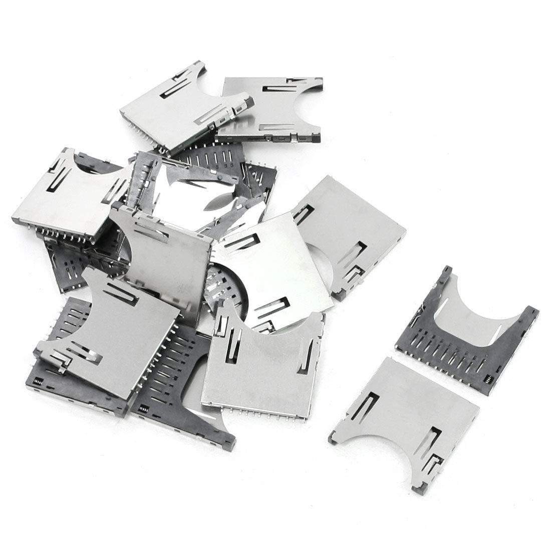 20 Pcs SD Memory Card Sockets Connectors Replacements 29 x 28.5 x 2.5mm