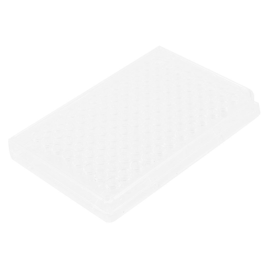 Clear Plastic Rectangle Shape 96 Compartments Cell Culture Dish