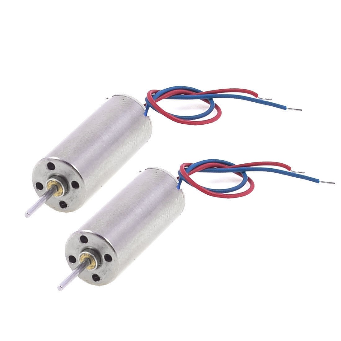 2 Pcs DC 3.5V 7mm x 16mm Cylinder Mini Coreless Motor for Model Aircraft Toy
