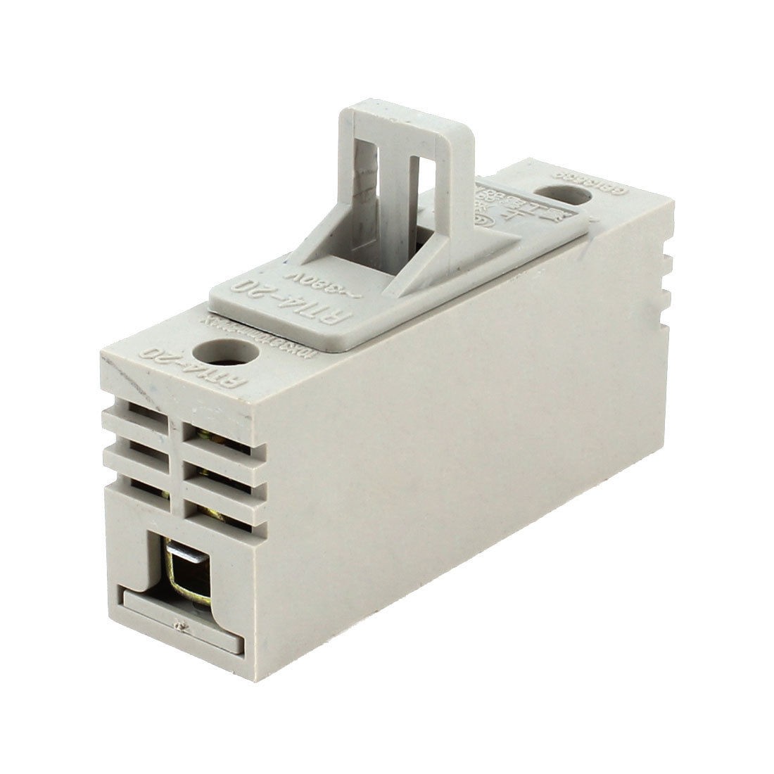 AC 380V 20A 10 x 38mm 1P Cylindrical Fuse Holders Base