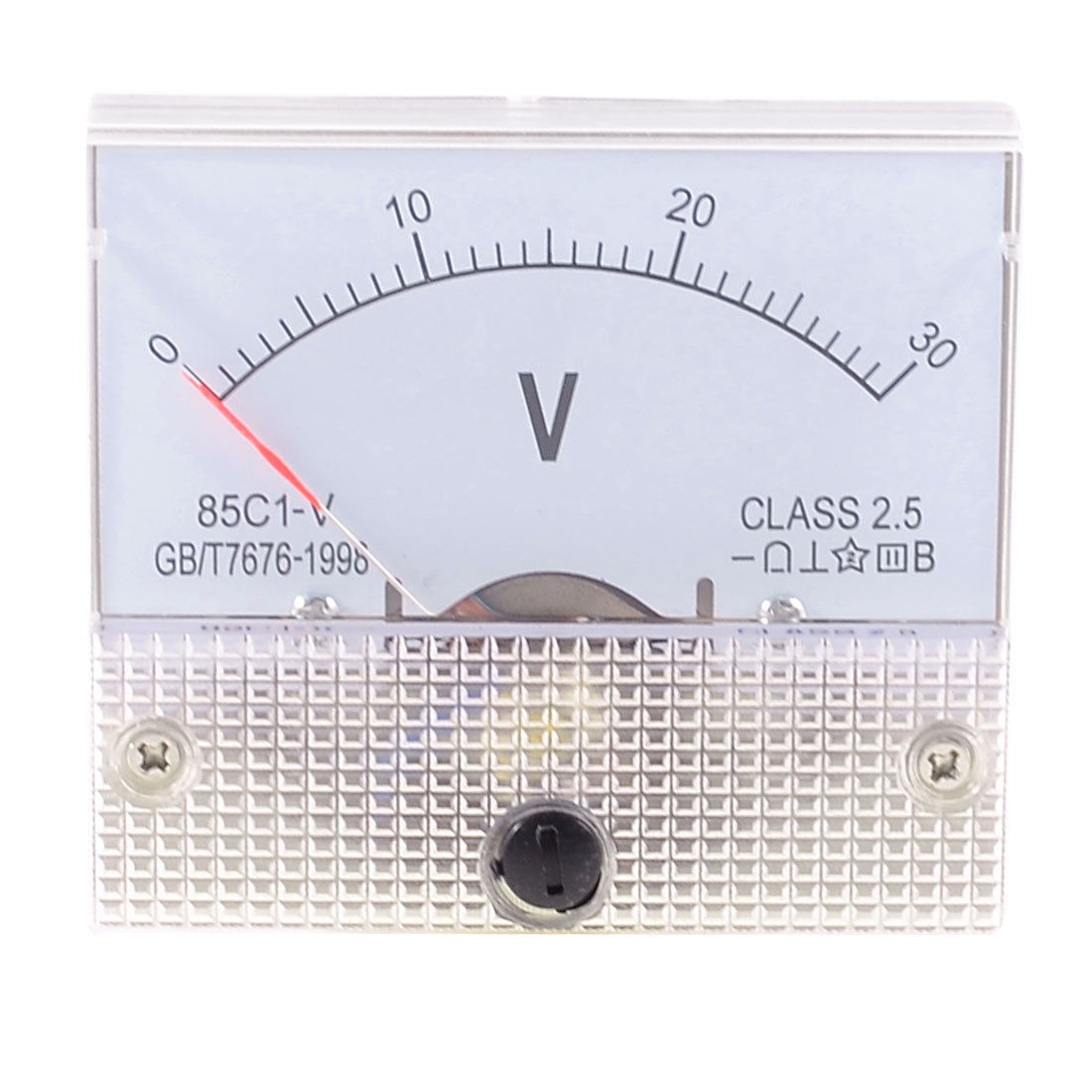 85C1-V DC 0-30V Rectangle Analog Panel Volt Meter Voltmeter Gauge
