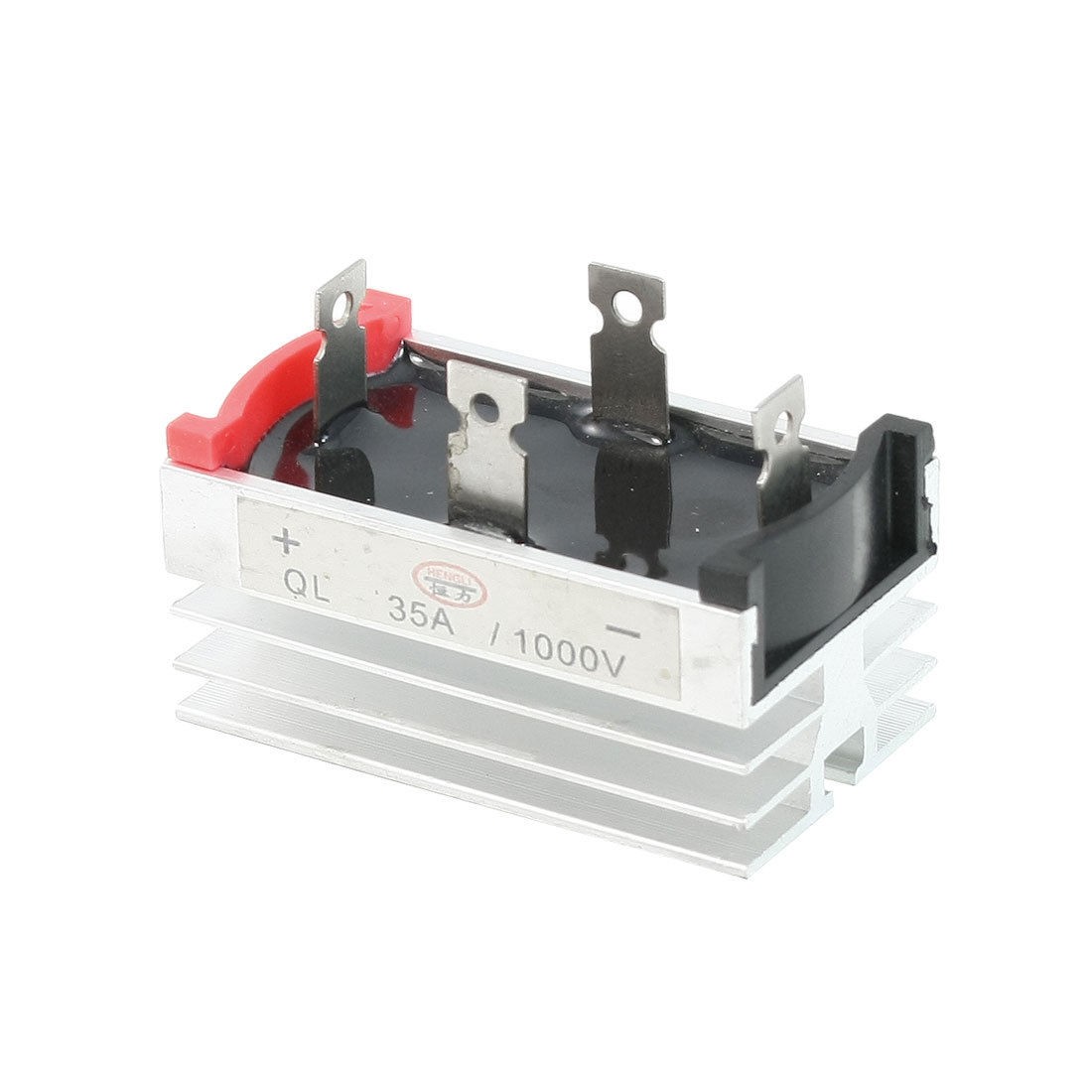 Aluminum Heatsink Base Single Phase Bridge Rectifier Diode 35A 1000V