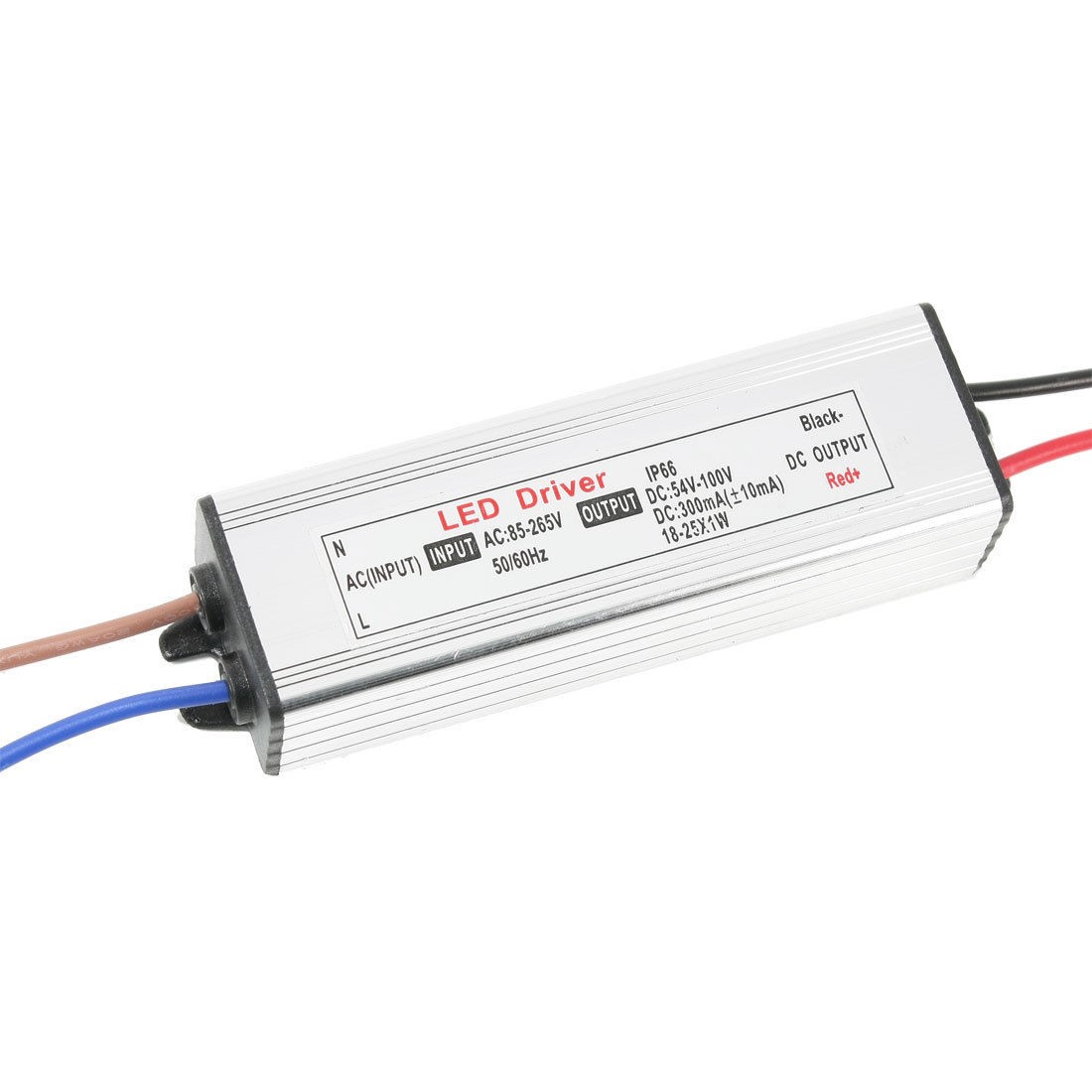 85-265VAC 50/60Hz Input 54-100VDC 300mA Output Polar 18-25*1W LED Driver Power