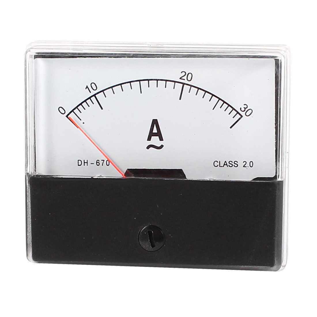 AC 30A Rectangular Panel Analog Meter Ammeter Amperemeter