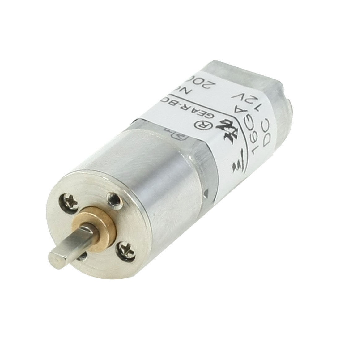 3mm Shaft Torque Electric Geared Box Motor DC 12V 16GA 200RPM