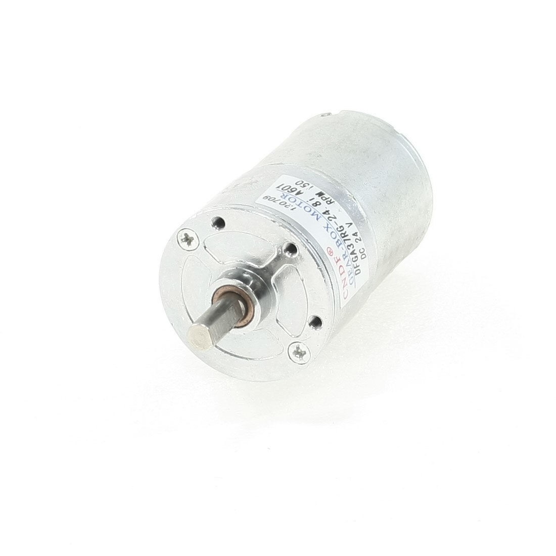 24VDC 150RPM Output Speed 37mm Body Diameter Geare Box Motor