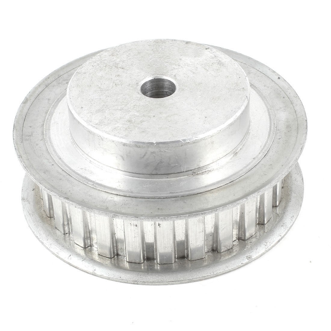 20mm Belt Width 10mm Bore 26 Tooth Synchronous Timing Pulley Silver Tone