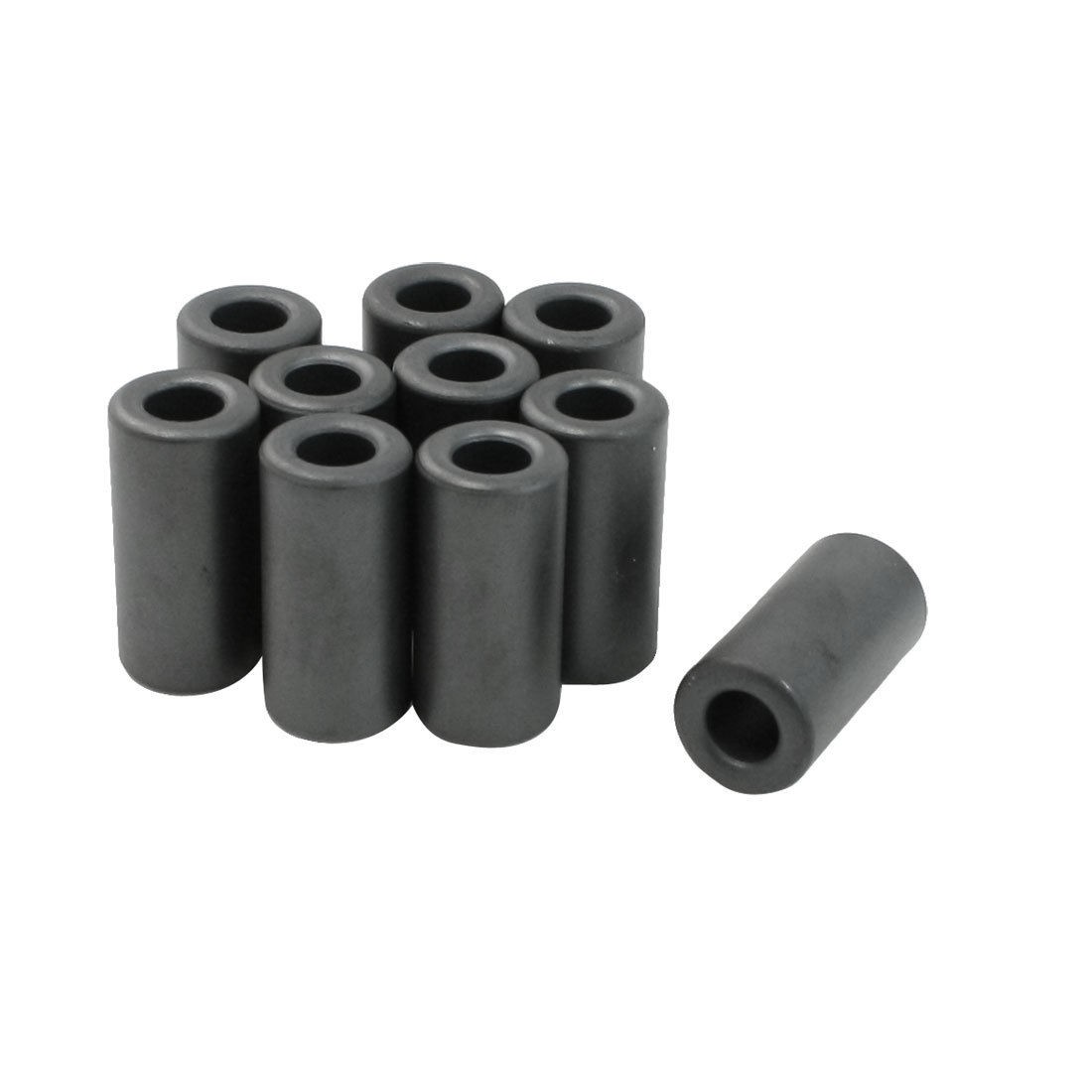 10 Pcs 14x7x28.5mm Toroid Ferrite Cores Dark Gray for Power Transformers