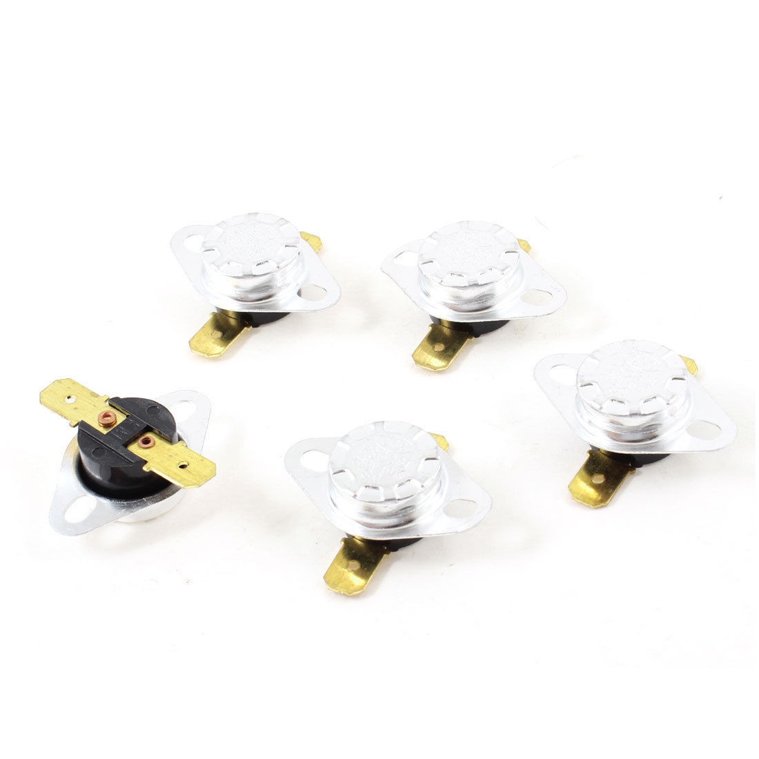 5pcs 80 Celsius 176F Normal Close Temperature Controlled Switch KSD301