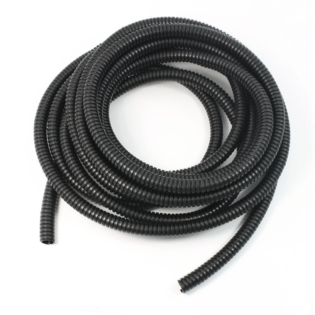 17.3Ft Length Wave Type 1/2" Outer Diameter Plastic Split Loom Tubing