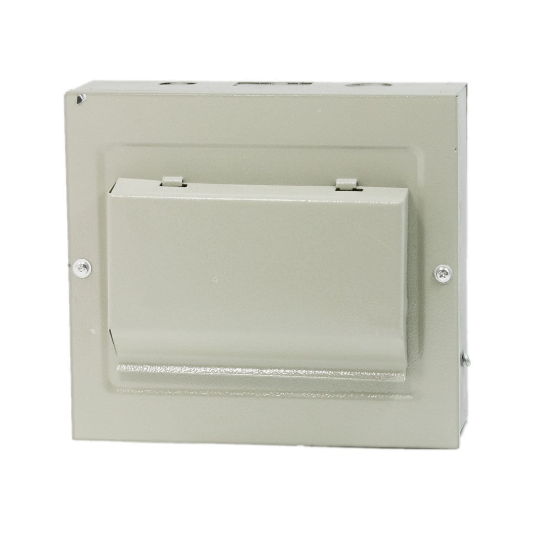 Rectangular Gray Metal Power Supply Distribution Box Guard Cover for Building