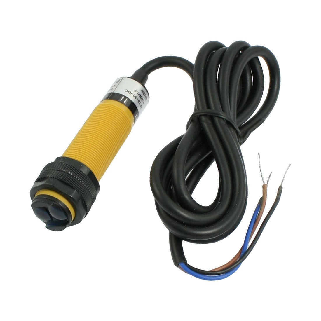 DC 3 Wire 2M Sensor PNP NC Retroreflectiv<wbr/>e Photoelectric Switch w Reflector