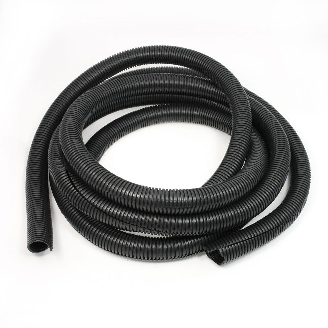 16.4Ft Length Wave Type 35mm Outer Diameter Plastic Split Loom Tubing