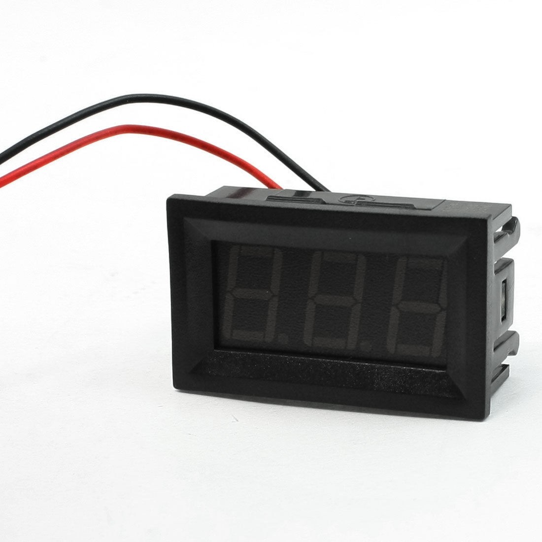 DC 2.5-30V 2-Wire Mini Red LED 3-Digit Volt Voltage Panel Meter Voltmeter
