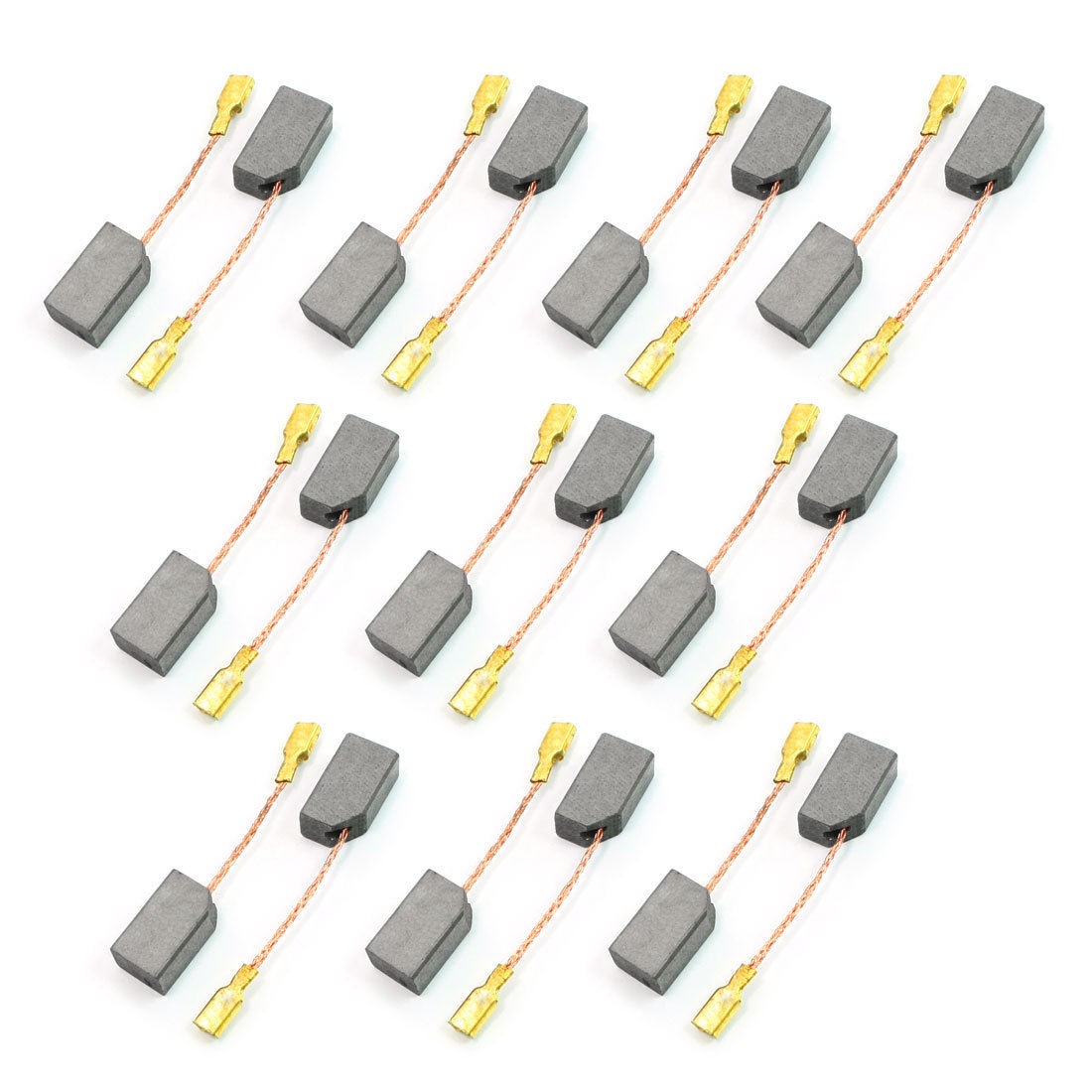 14mm x 8mm x 6mm Motor Carbon Brush Motorcarbon 10 Pairs for Dewalt 100