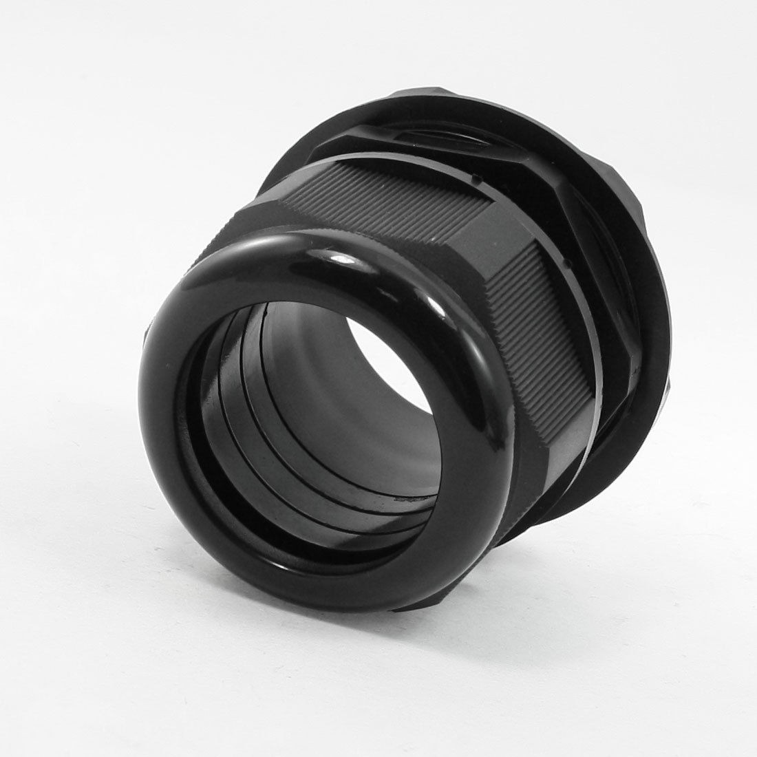 M63X1.5 Type Black Hard Plastic Water Resistant Cable Gland Connector