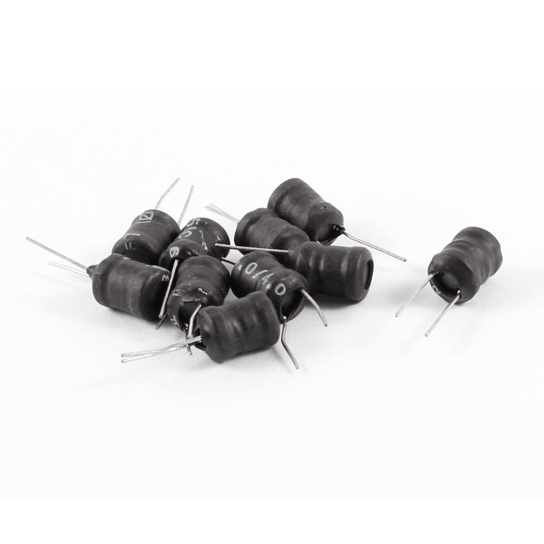2MH 8mm x 10mm UL-polyolefin Metal Electronic Circuit Inductors 10 Pcs