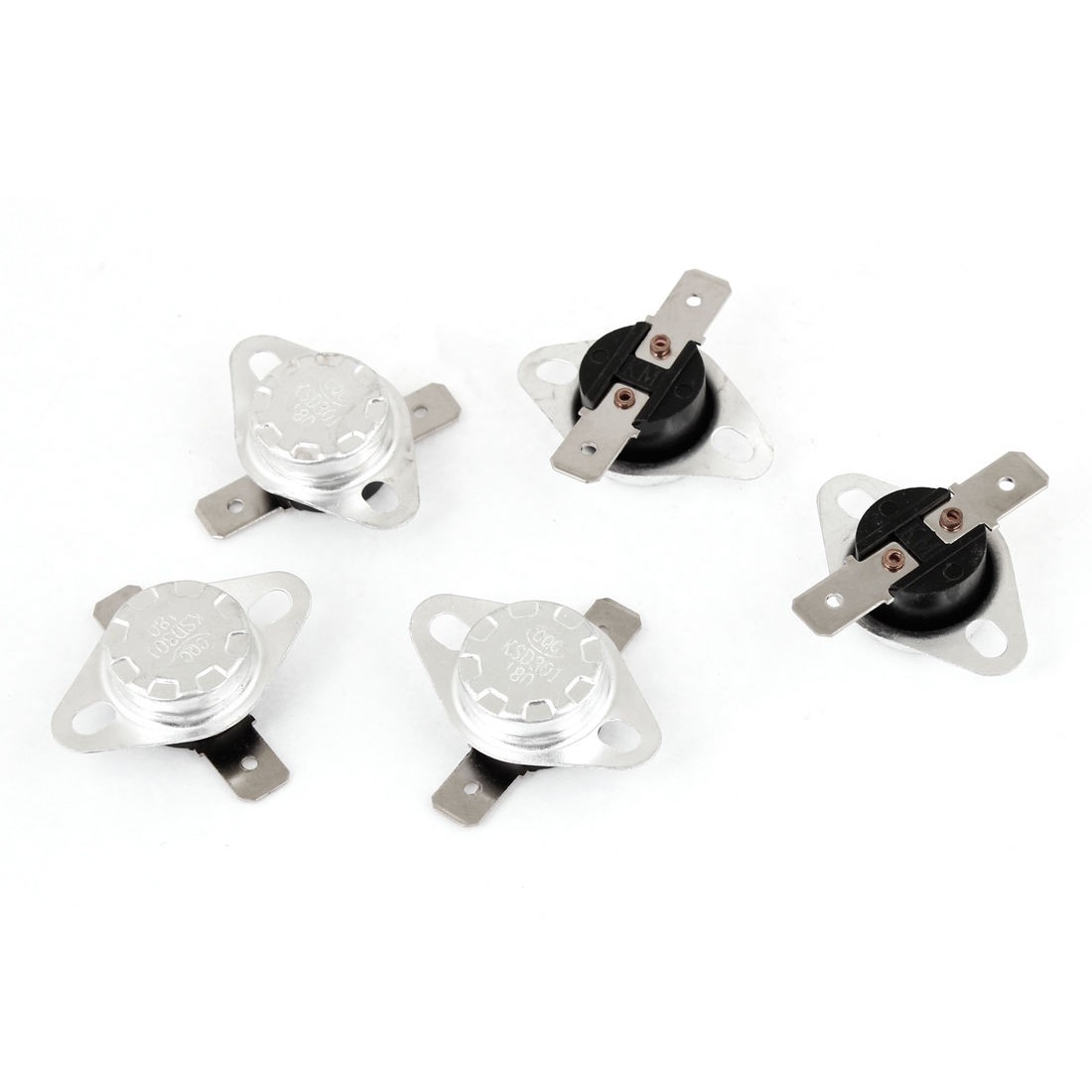 5 Pcs KSD301 180 Celsius 356F Normal Close Temperature Controlled Switch