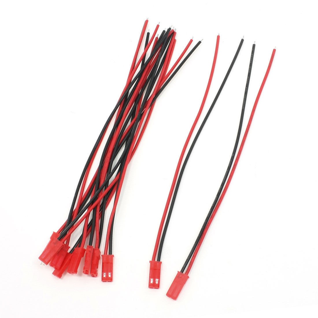 10 x RC Plane Battery 2Pin JST Male Plug 5.9" 150mm Length 22AWG Wire Cable