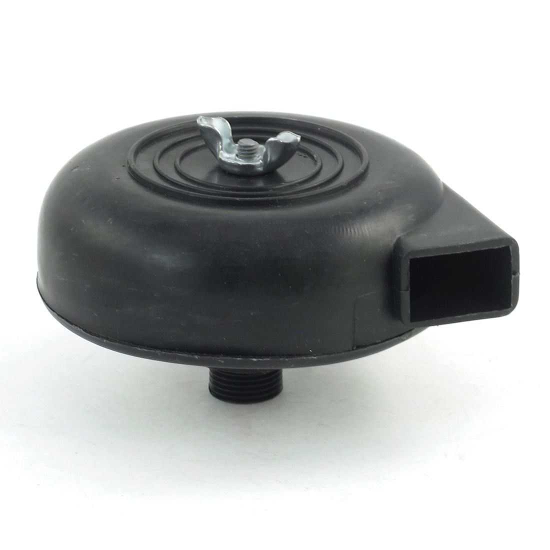Compressor 16.8mm Dia Male Thread Air Intake Silencer Filter Black
