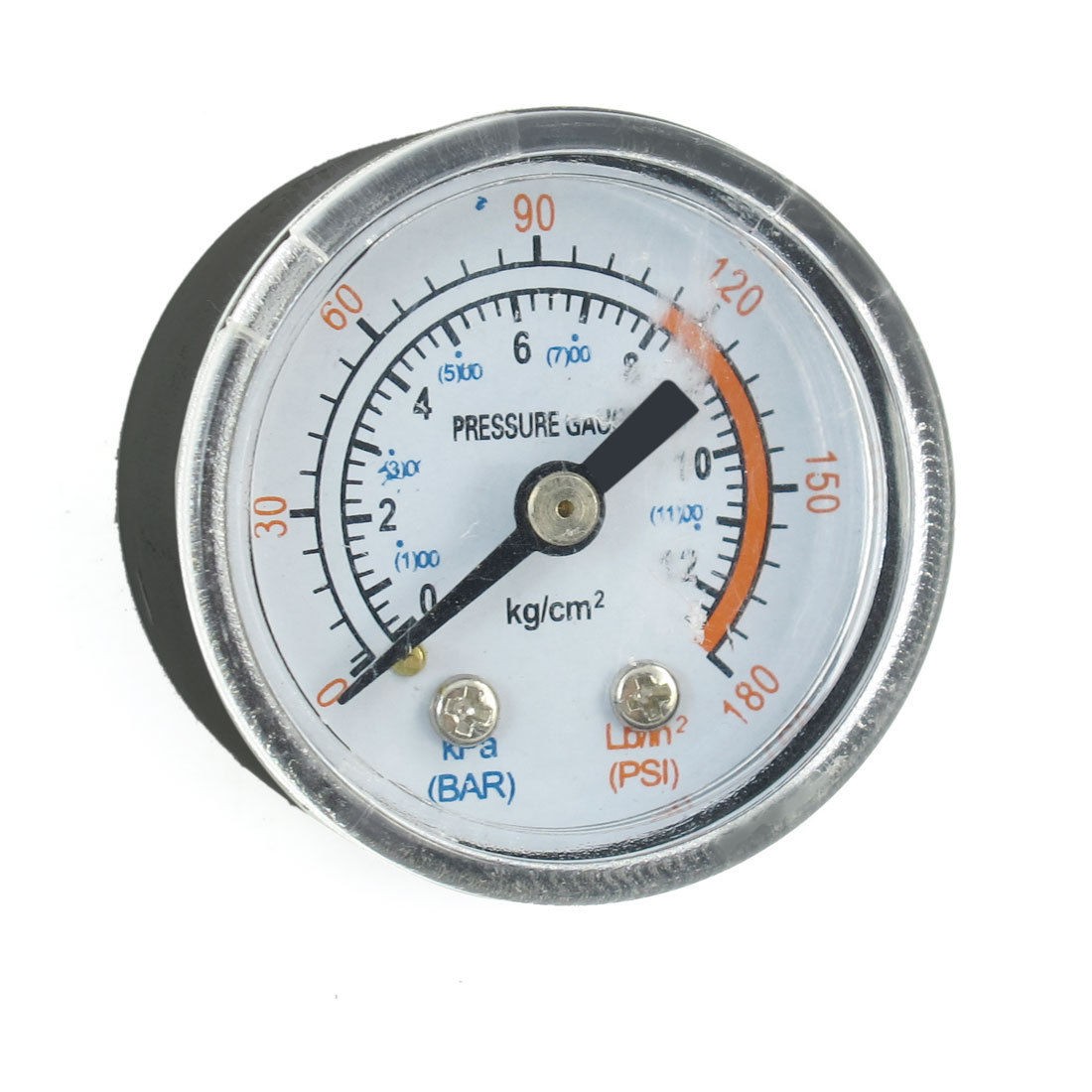 Air Compressor Fittings 12.5mm Dia Thread 12.5 Bar Pressure Gauge