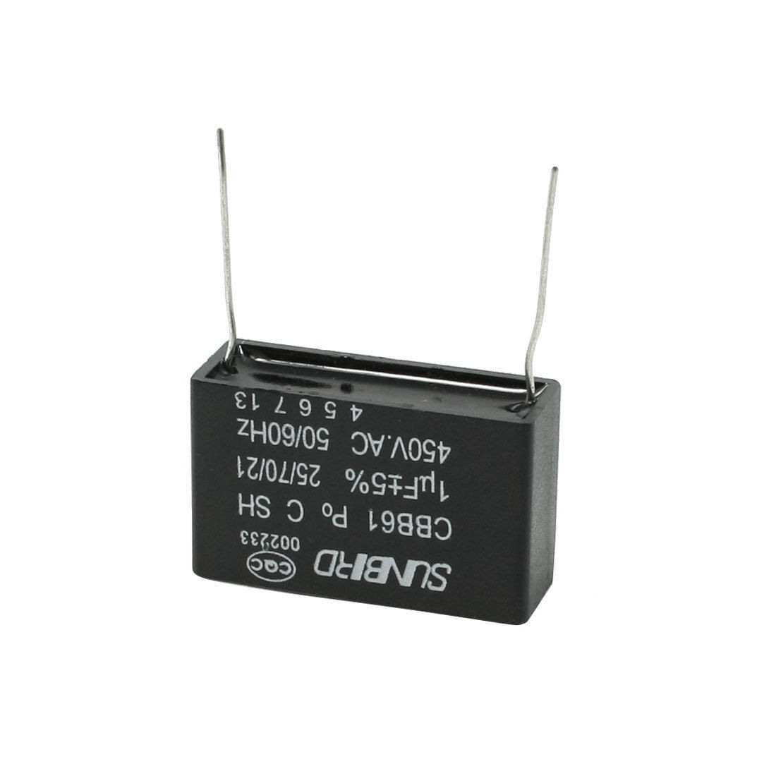 1uF AC 450V 50Hz Ceiling Fan Motor Running Capacitor