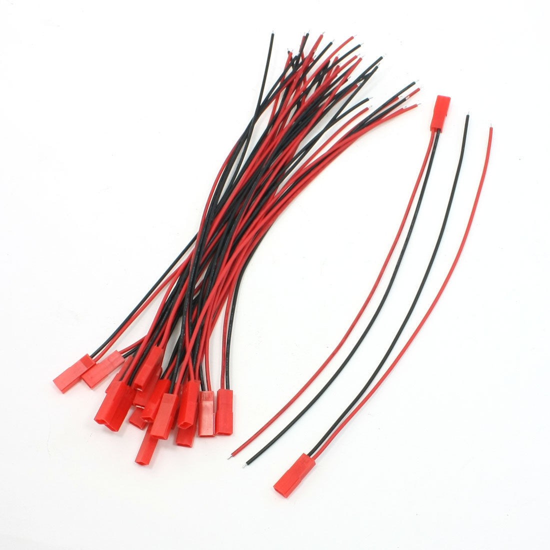 20Pcs JST Female Connector 22AWG Wire 200mm for RC Plane Battery