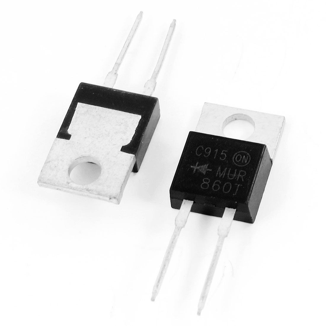 2 Pcs MUR860 600V 8Amp High Switching Speed Silicon Transistor