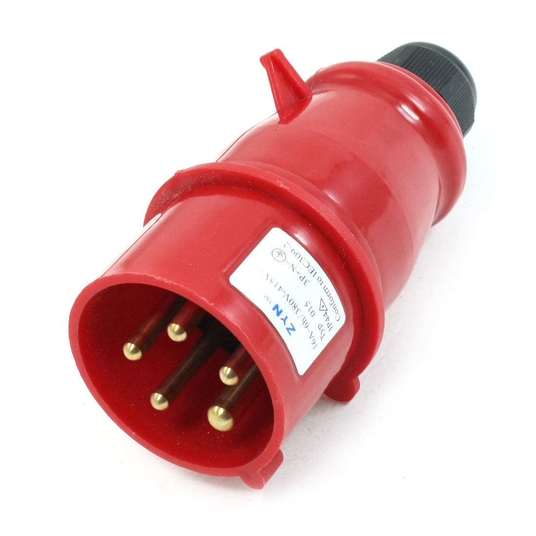IP44 5Pin 3P+E+N IEC309-2 AC 380V-415V 16A Induatrial Male Plug Red
