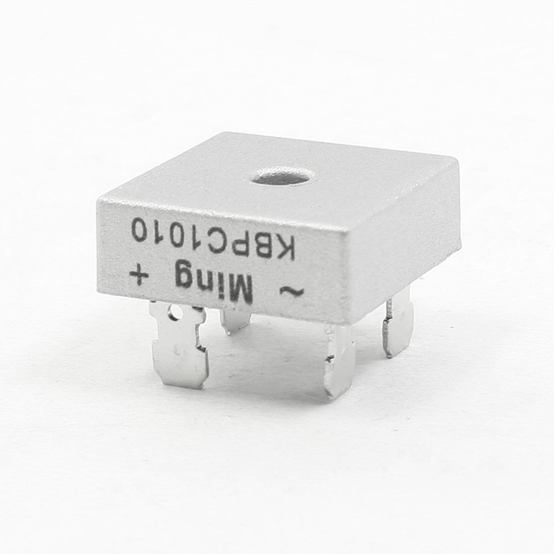 Electrical Components Silver Tone 1000V 10A Full Bridge Rectifier