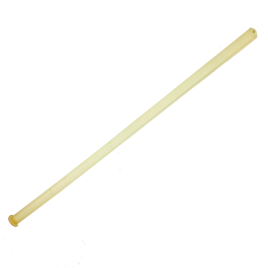 Mechanical Mold Spring Shock Absorption 10mm Dia. PU Rod Yellow 12"