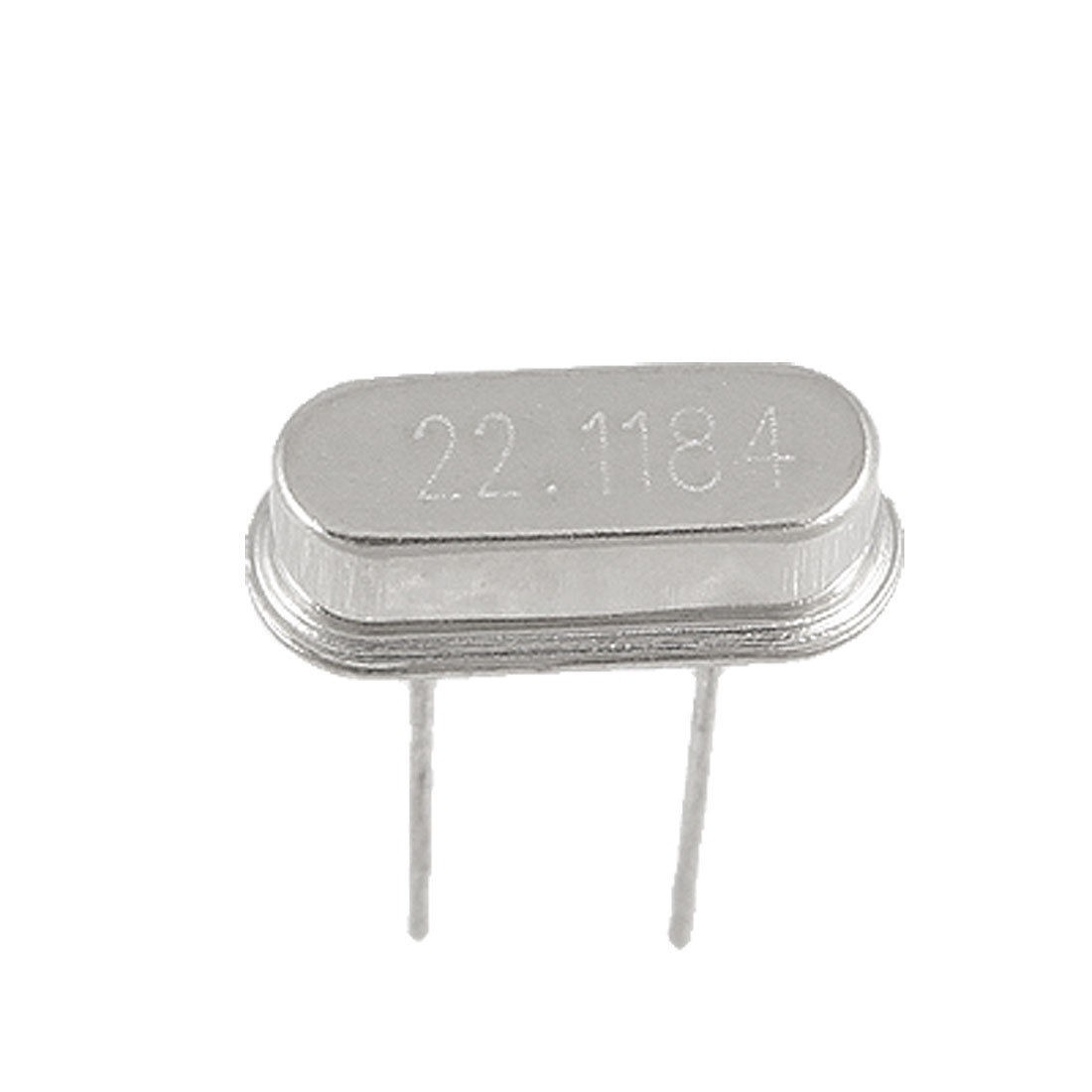 50 Pcs 22.1184MHz HC-49S DIP Crystal Oscillator Low Profile