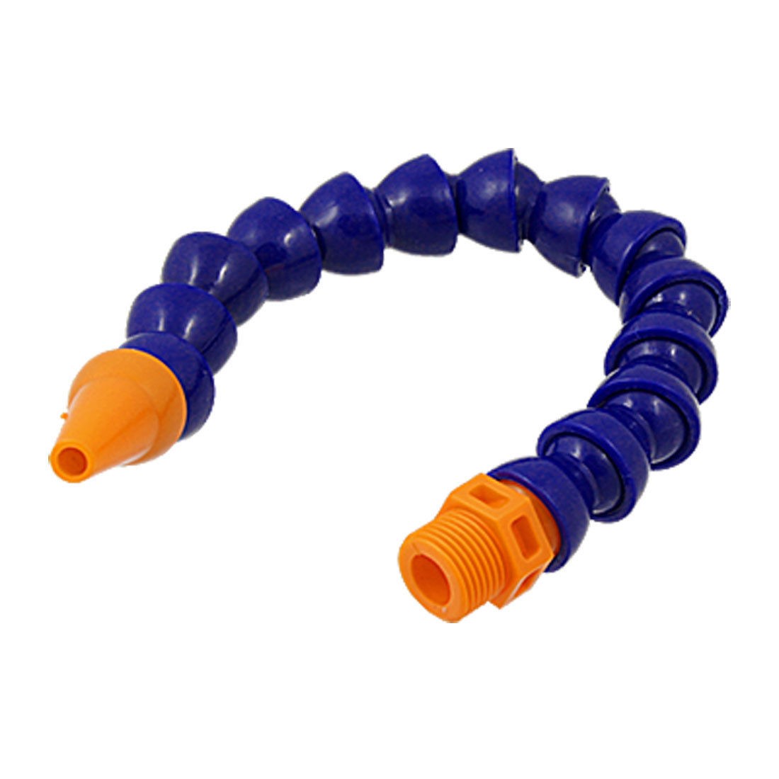 Orange Round Outlet Dark Blue Flexible Oil Coolant Pipe