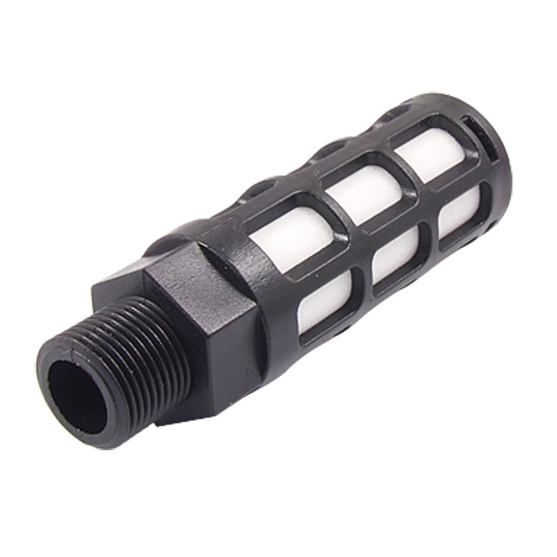 5/8" Male Thread Pneumatic Sound Eliminator Plastic Muffler