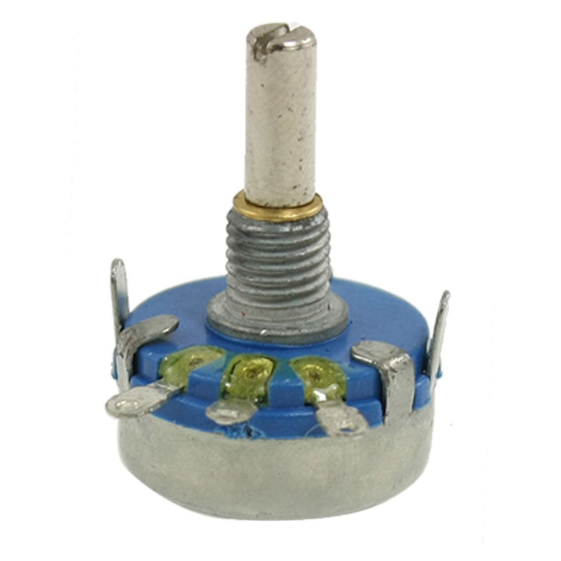 4mm Split Shaft 3 Terminal 5.6K ohm Linear Taper Rotary Potentiometer