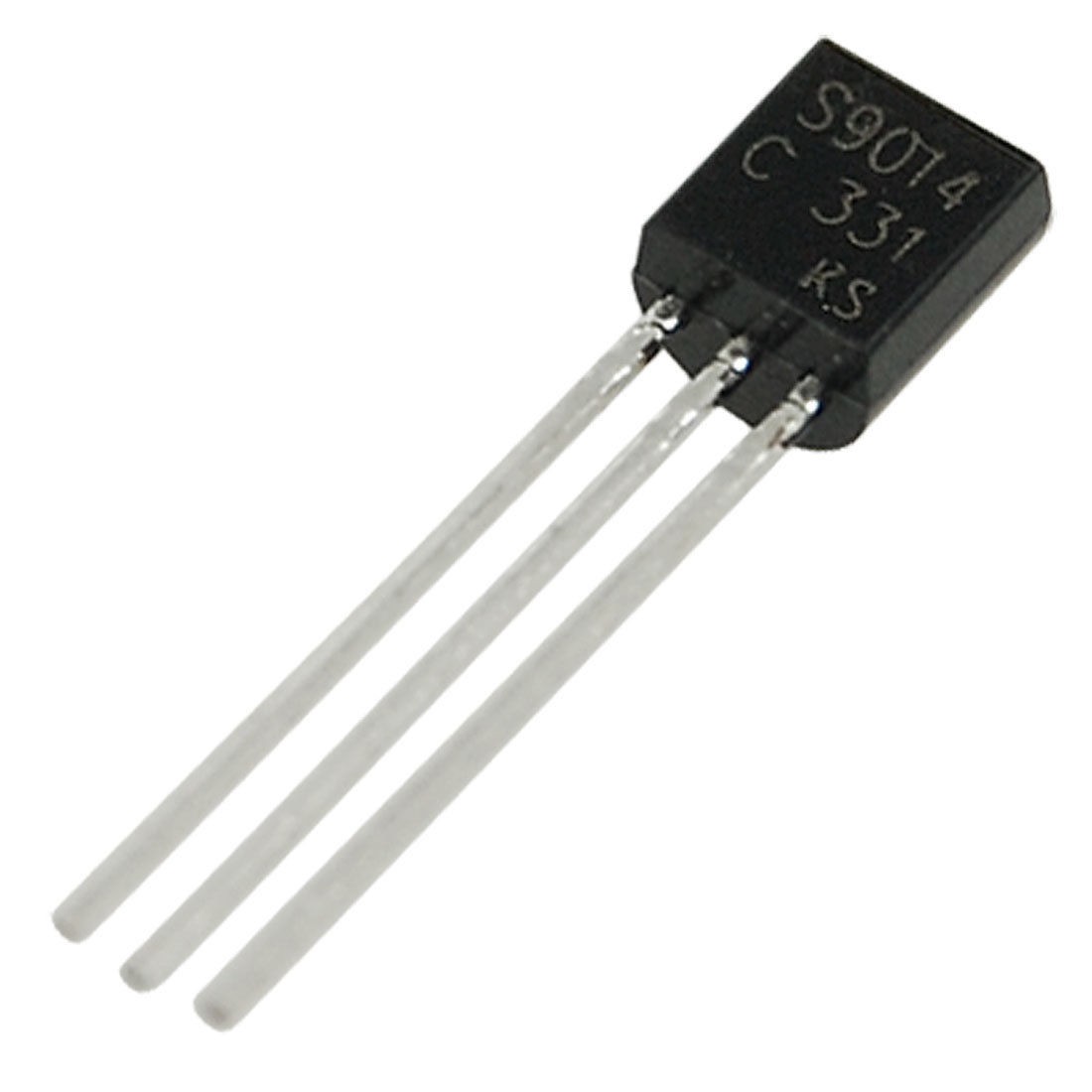50 Pcs NPN General Purpose Silicon Transistors Black