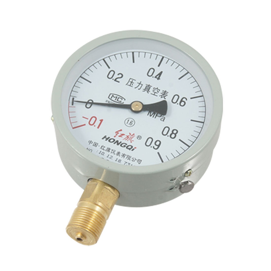 3/4" Thread -0.1-0.9 Mpa Air Water Round Compound Gauge