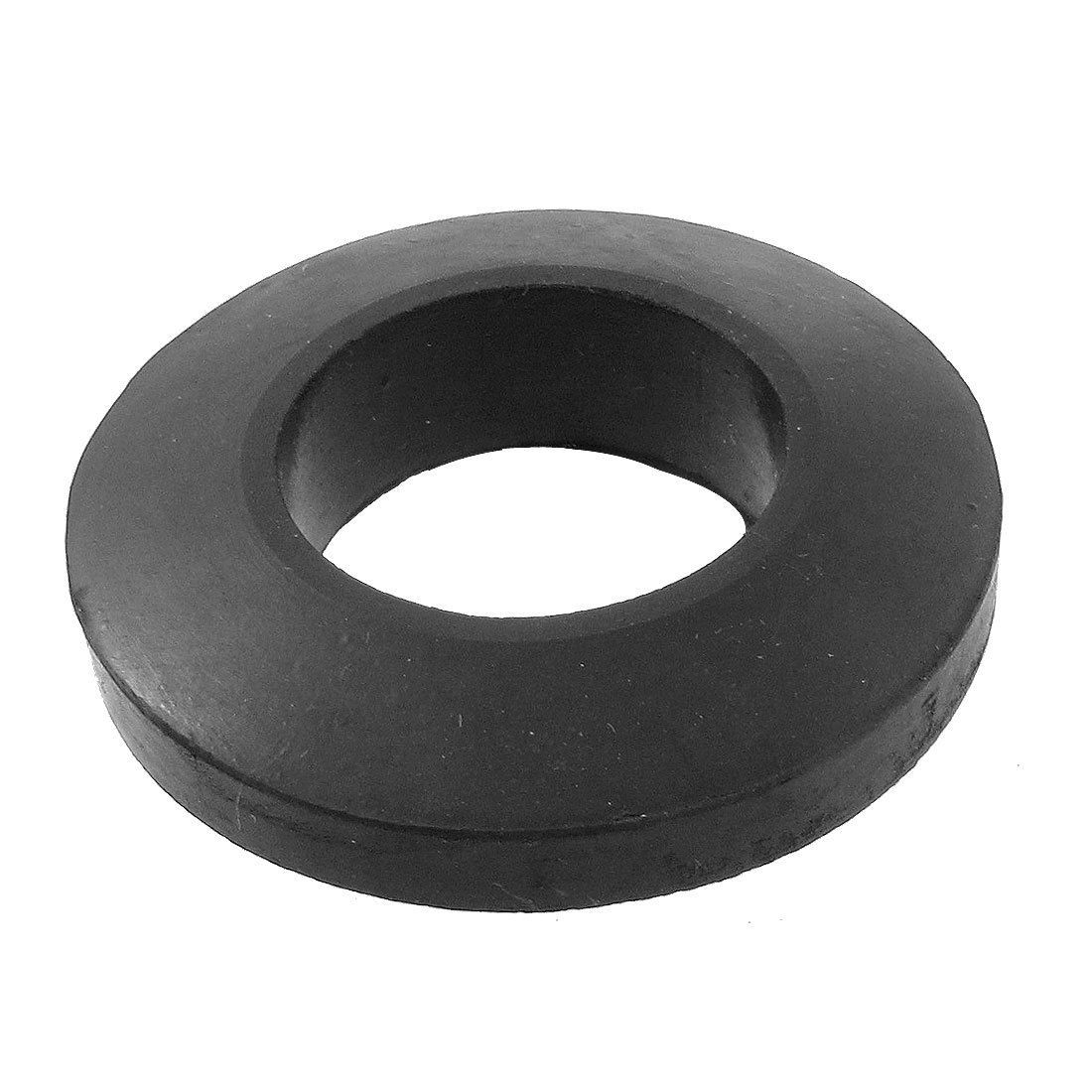 38mm x 70mm x 16mm Black Rubber Coupling Cushion Pad Shock Absorber
