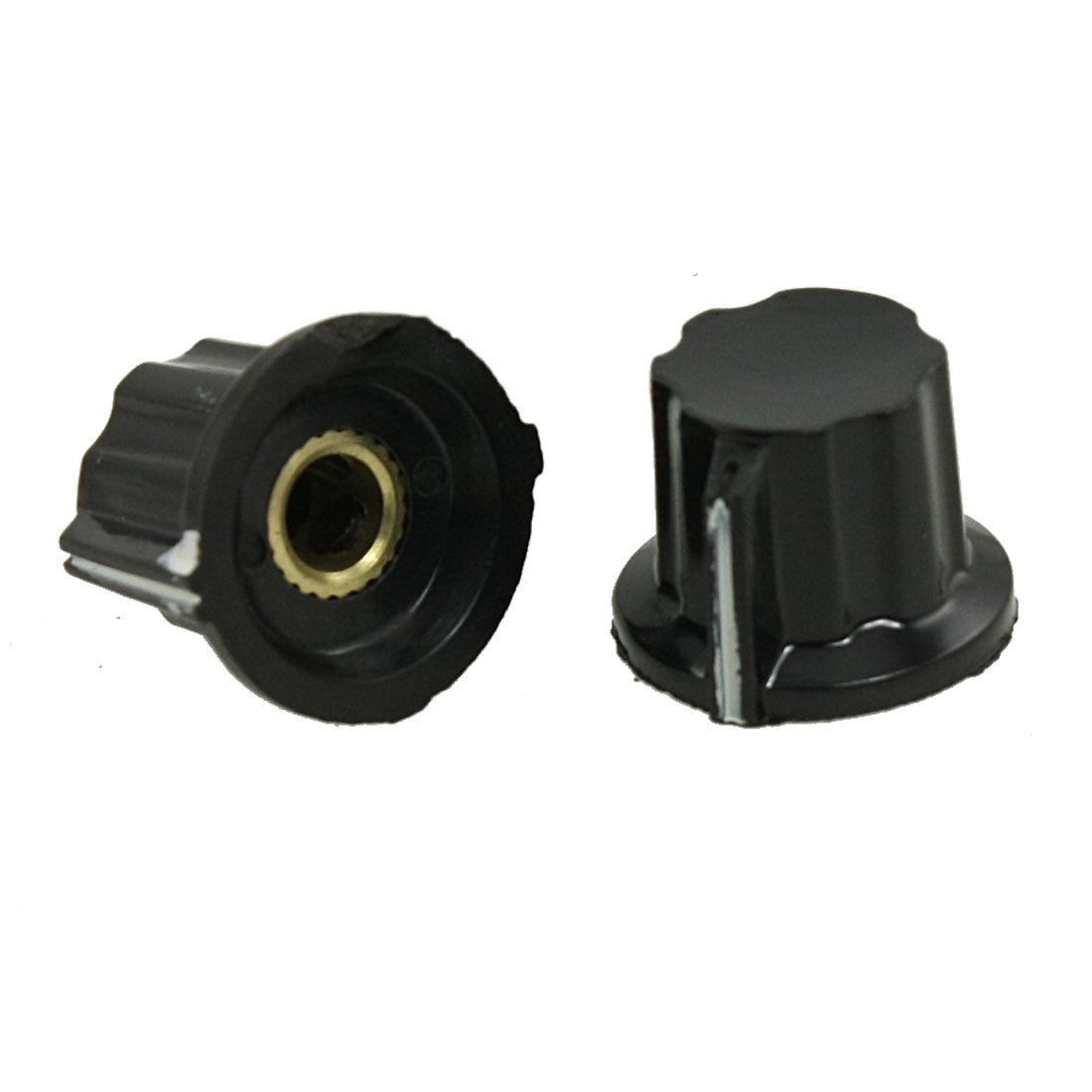 5 Pcs 6mm Shaft Insert Dia Potentiometer Knobs Volume Control Caps