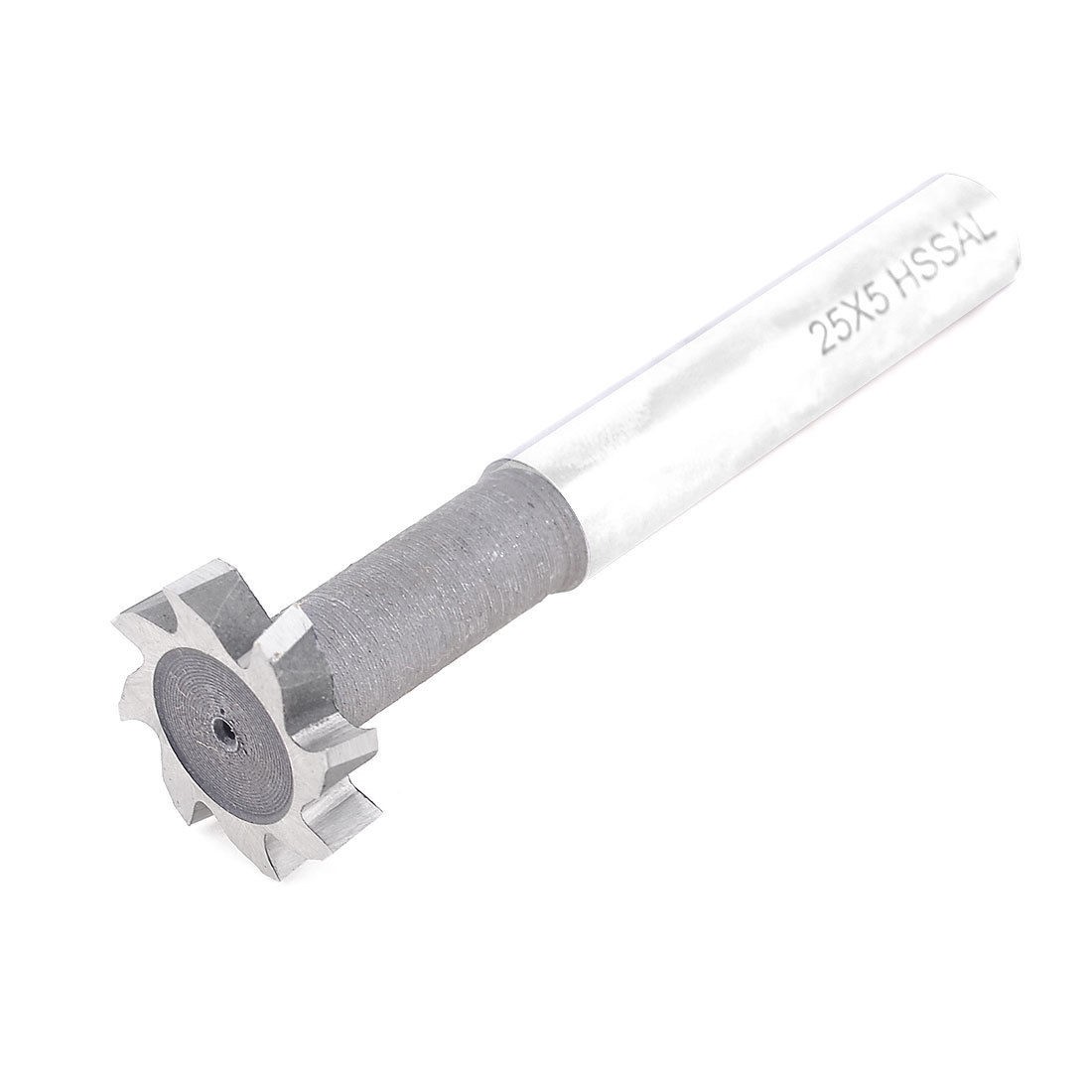 25mm Cutting Dia 8 Flutes HSS AL T Slot End Mill Milling Cutter