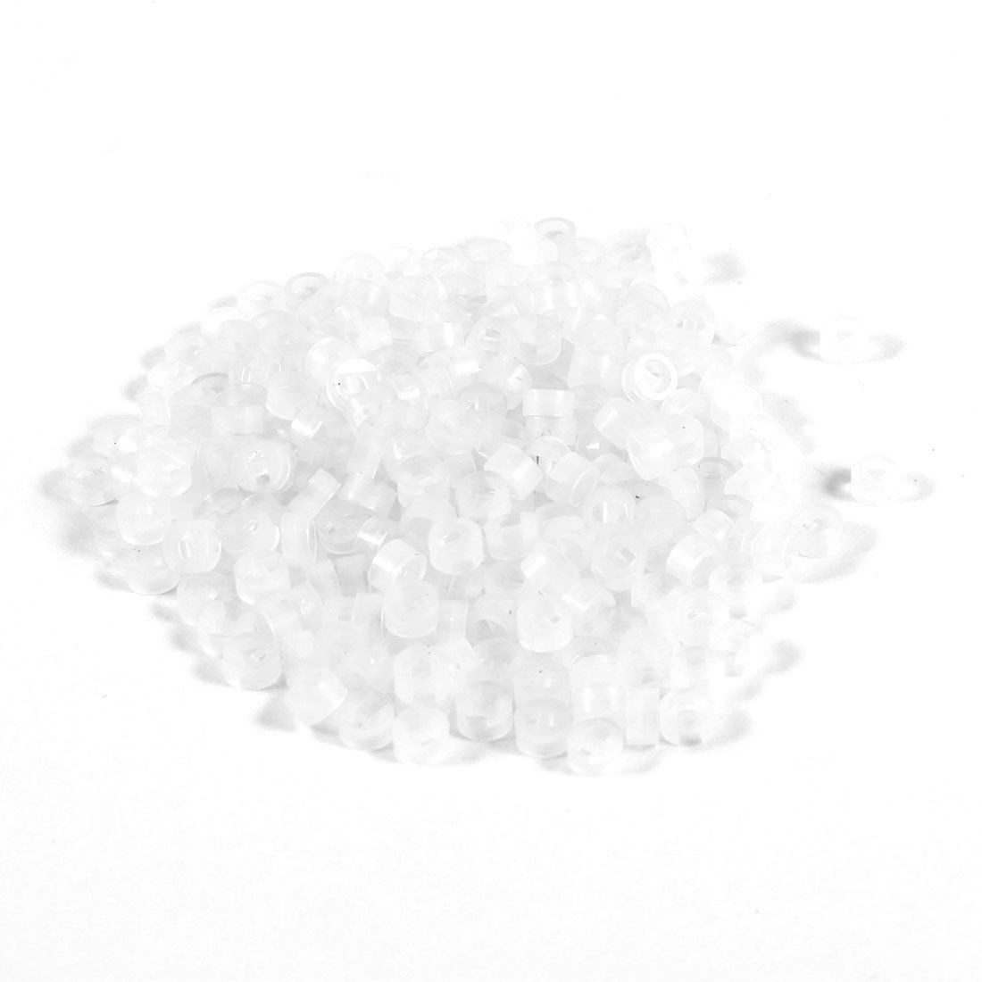 300 Pcs White Nylon PCB LED Spacer Support Cylindrical 2.7mm x 4mm x 2mm