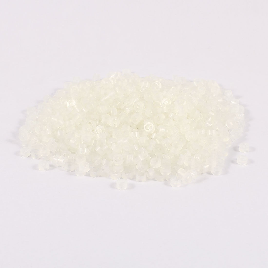 1200 Pcs 2.7mm x 4mm x 2mm White LED Spacer Supports Cylindrical for PCB Board