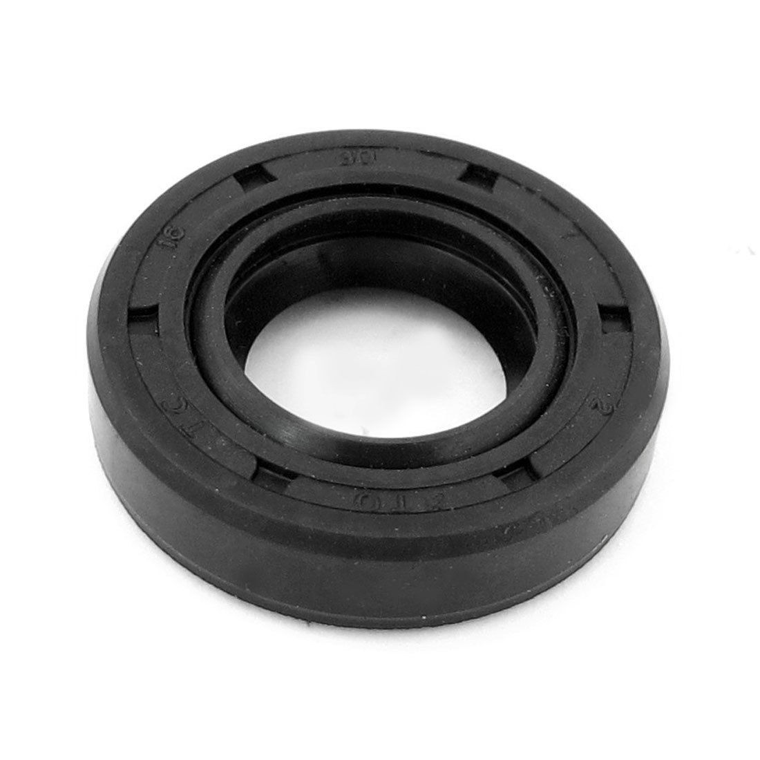 16mm x 30mm x 7mm Metric Mechanical Shaft Double Lip Spring Water Seals