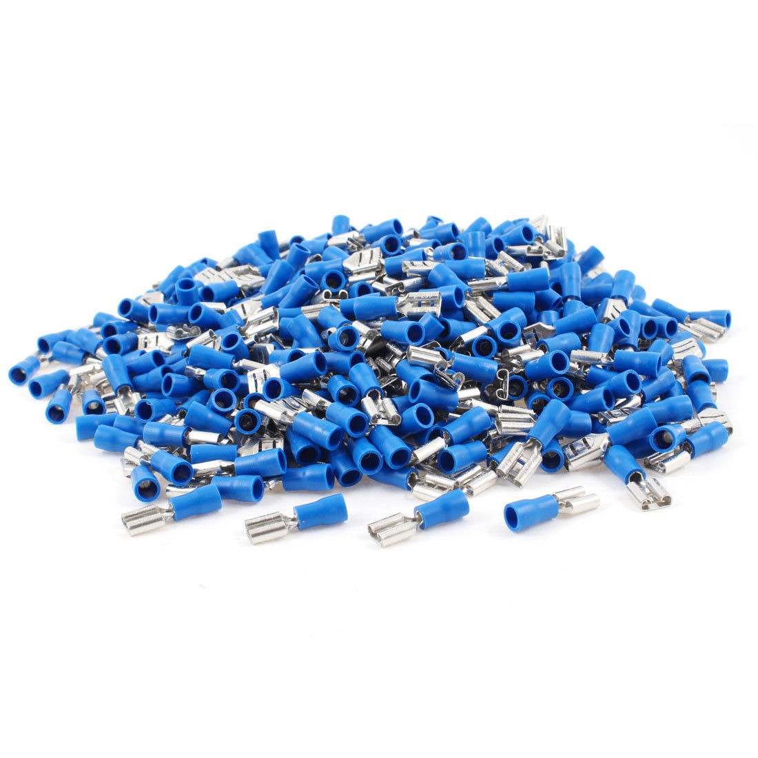 1000 Pcs FDD2-250 Insulated Female Spade Terminal Connector for AWG 16-14 Wire