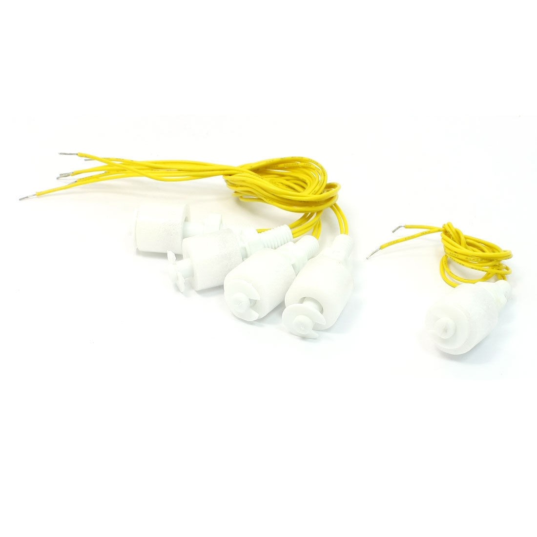 ZP3508 8mm Dia Thread Water Level Sensor Vertical Float Switches 5 Pcs