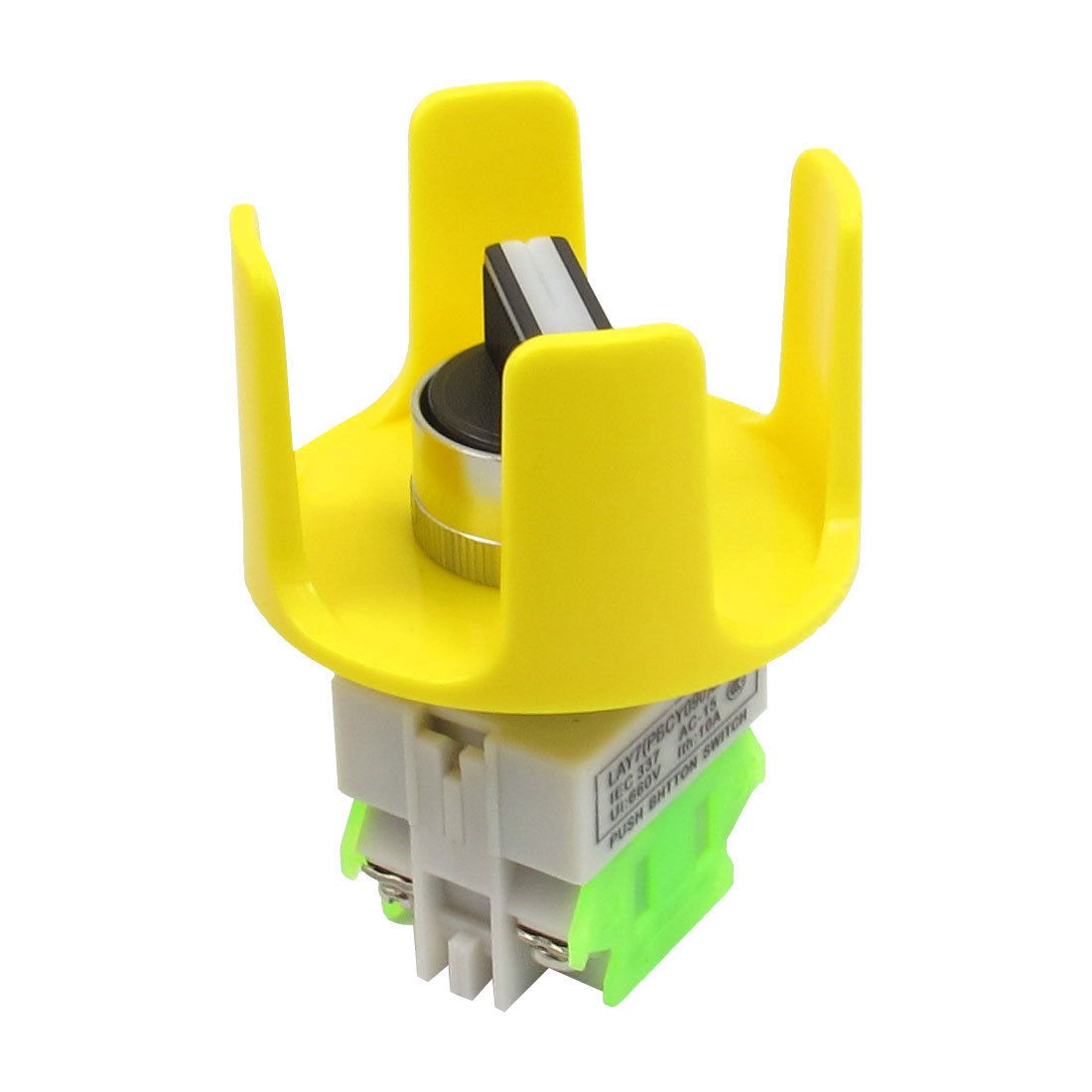 A 660V 10A 3 Position Panel Mount Rotary Selector Select Push Button Switch