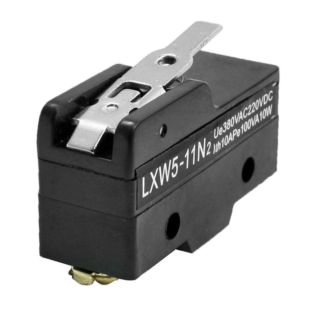 Short Hinge Lever AC 380V DC 220V Momentary Micro Switch LXW5-11N2