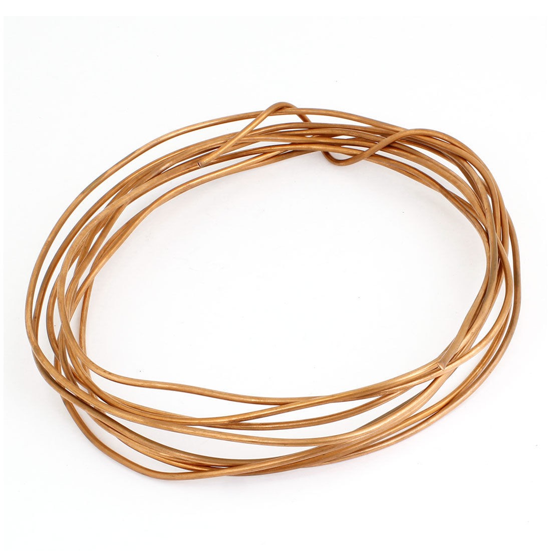 4.5M 14.8Ft Length Copper Tone Refrigerator Refrigeration Tubing Coil