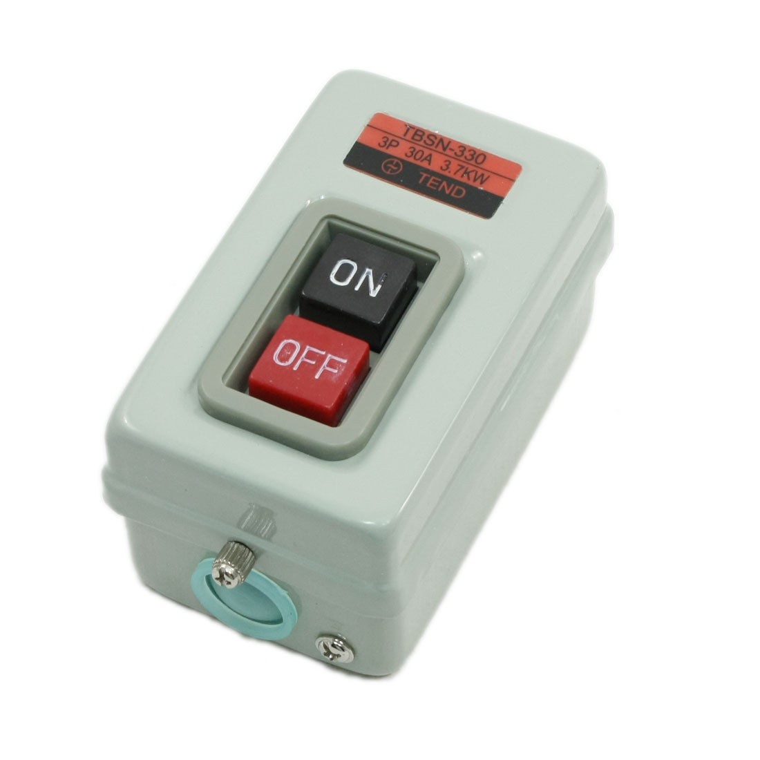 TBSN-330 ON/OFF 2 Positions 3P Latching Push Button Switch 3.7KW 3A
